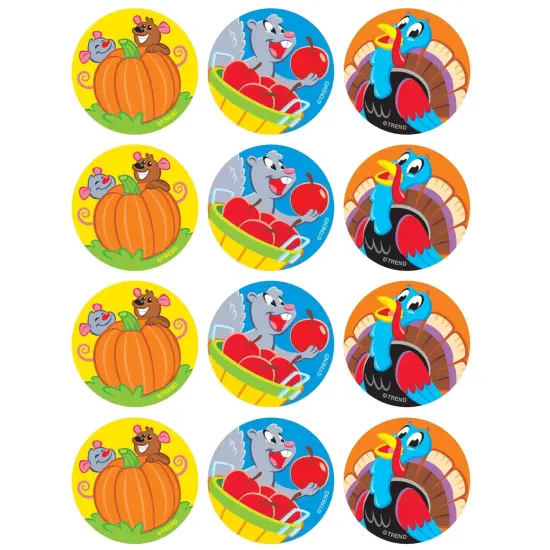 Fall Friends/Pumpkin Stinky Stickers&reg;, 48 Per Pack, 6 Packs {4}