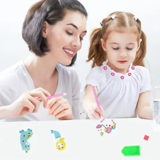 Arts and Crafts for Kids Ages 8-12 - Diamond Painting Kits - Gem Art Keychains Paint by Numbers Kit - Best Tween Girls Gifts Ideas - Kids Diamond Art - Art Supplies for Girls Toys Ages 4 5 6 7 8 9 10 {3}