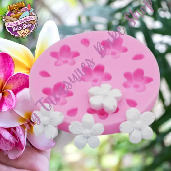 TROPICAL FLOWER WITH LEAF {1}