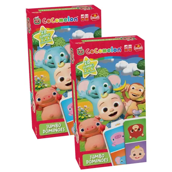 Cocomelon&reg; Jumbo Dominoes, Pack of 2 {1}