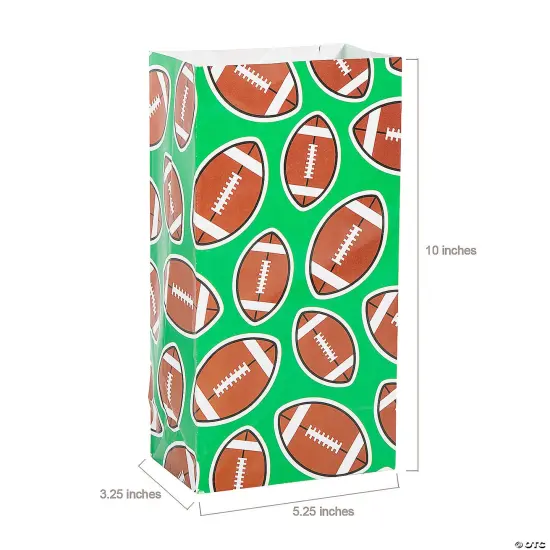 Football Treat Bags - 12 Pc. {3}