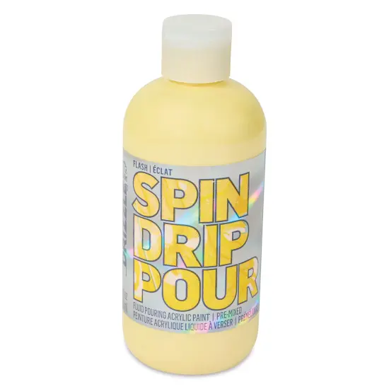 FolkArt Drizzle Acrylic Pouring Paint - Lemon Flash Color Shift, 266 ml {1}