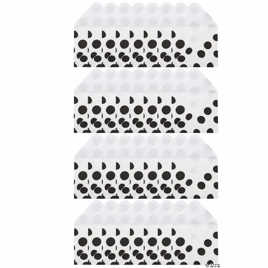 5 3/4" x 5" Bulk 50 Pc. Thank You Envelope Paper Treat Bags with Stickers {4}