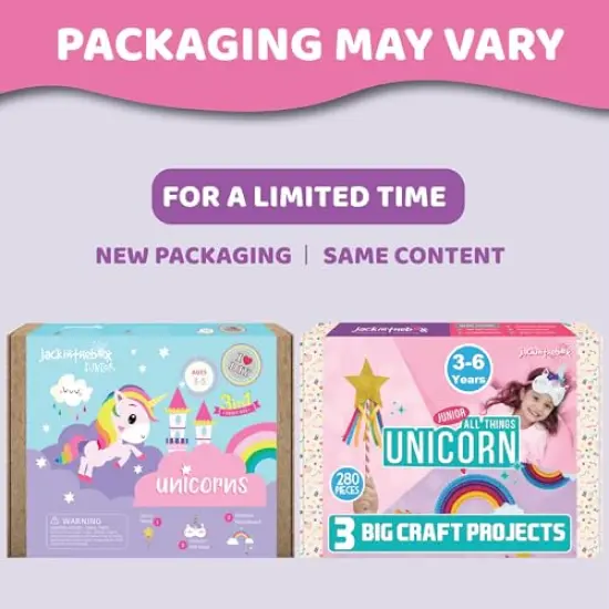 Unicorn Craft kit for 3 to 5 Year olds | 3 Craft Projects | Great Gift for Girls Ages 3,4,5 Years {2}