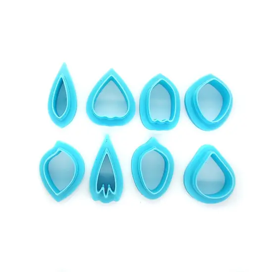 Flower Petal Clay Cutters, Small Size, 8 Styles, Adorabilities {1}
