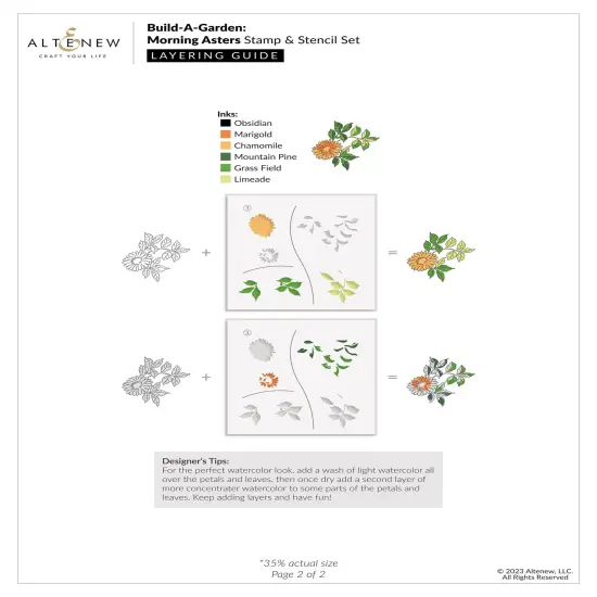 Build-A-Garden: Morning Asters {4}