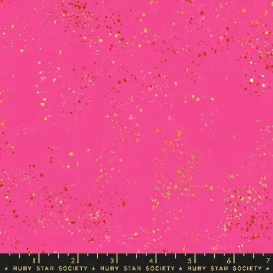 Pink Speckled Metallic Playful 43"/44" Fabric Per Yard {1}