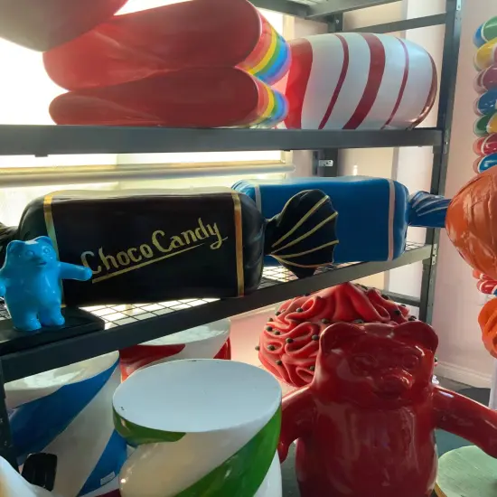 Brown Chocolate Candy Over Sized Statue {3}