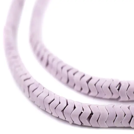 The Bead Chest Lavender Agate Interlocking Snake Beads (6mm) {3}