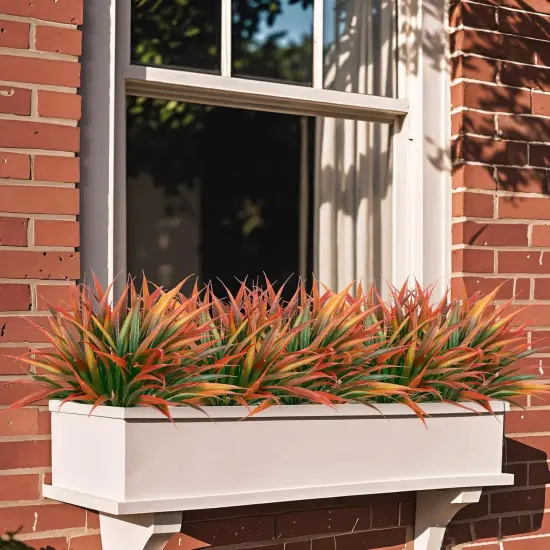 20 Pcs Fake Outdoor Plants Artificial Grass {4}