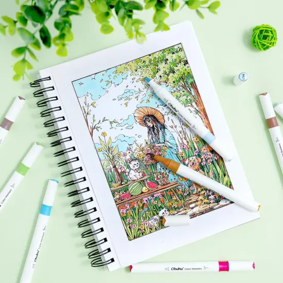 Water-based Markers for Adult Coloring Books {5}