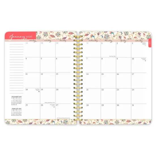 Tuscan Delight | 2026 6x7.75 Inch Weekly Desk Planner | Foil Stamped Cover {4}