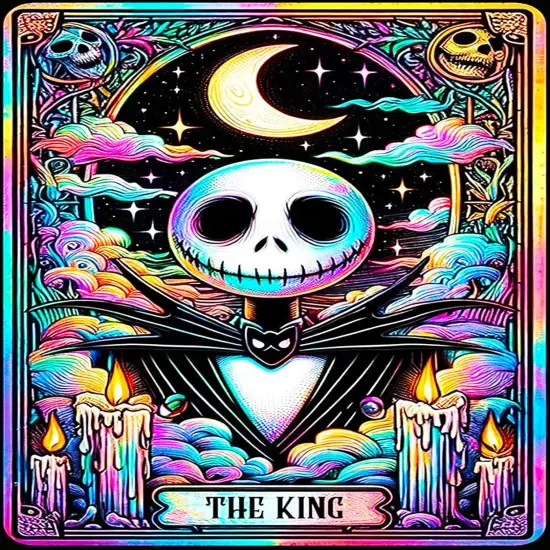 Halloween Skeleton King 5D Diamond Painting Kits - 12X16 Inch {1}