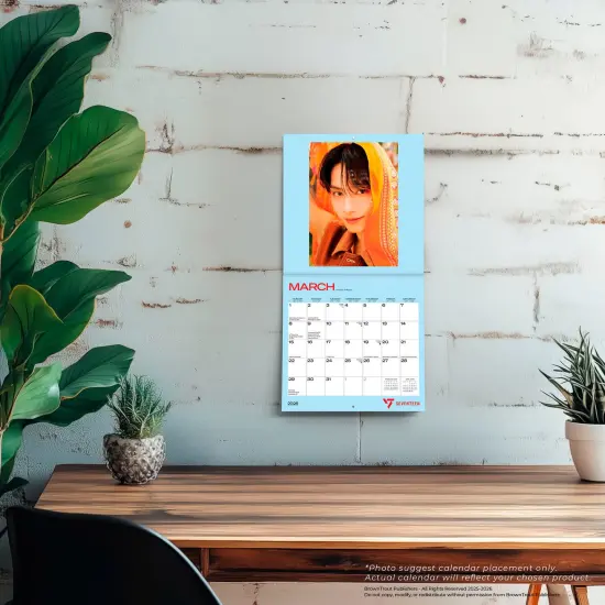 Seventeen OFFICIAL | 2026 7 x 14 Inch (Hanging) Monthly Mini Wall Calendar | {5}