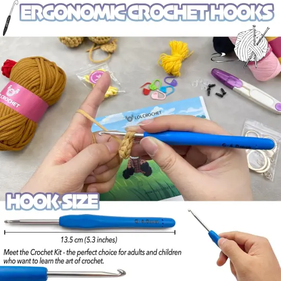 Highland Cow Crochet Kit for Beginners {5}