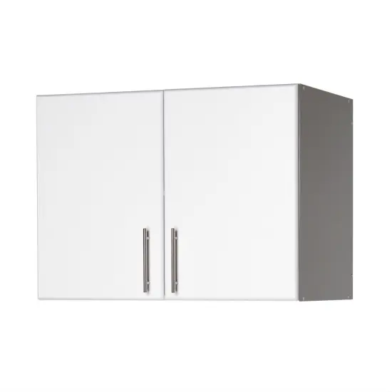White Wall Cabinet with 16 inches Depth, Adjustable Shelf and Soft-Edge Doors {2}