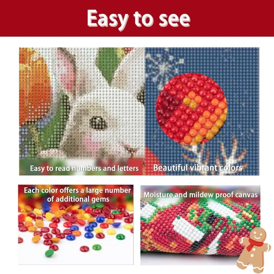 5D Easter Bunny Diamond Painting Kits {4}