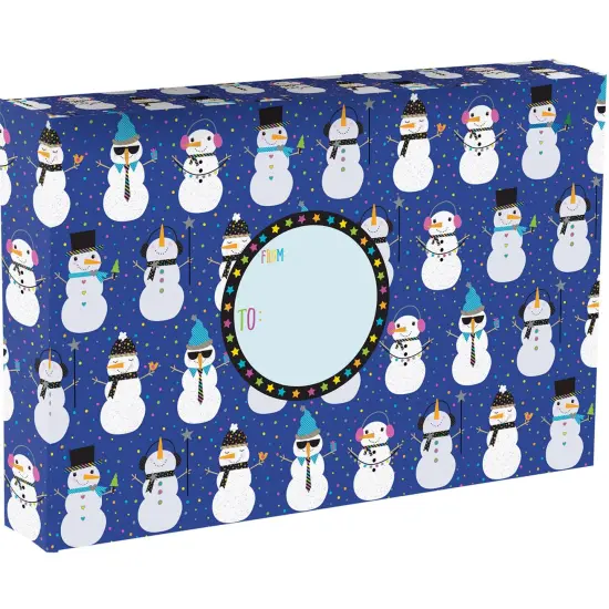 Pack/6: Snowman Party Theme Mailing Box - 12 x 6 x 9" {2}