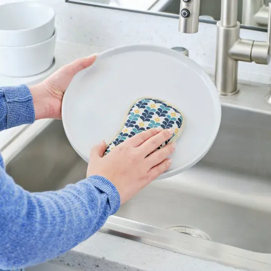 Colorful Leaves Reusable Scrubbies, Set of 4 {3}