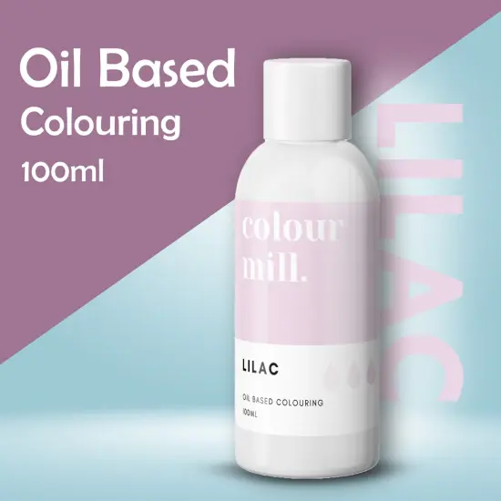100ml Lilac Oil Based Food Colour Colour Mill Soft Purple Edible Dye for Baking & Decorating {5}