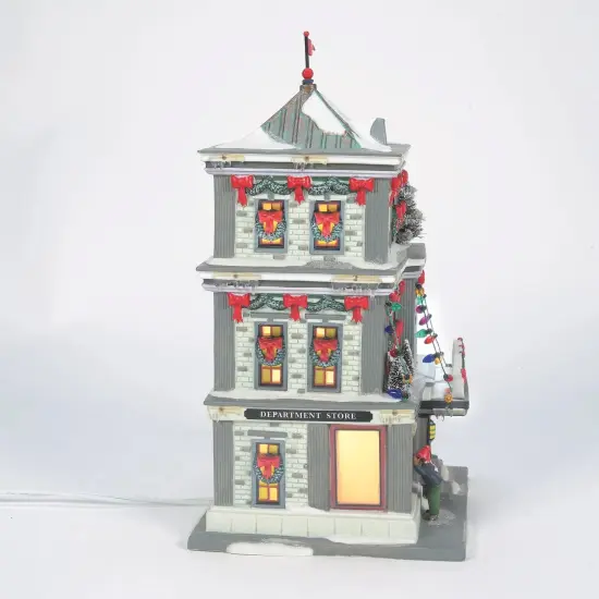 Department 56 Lighted 'Department Store' from 'A Christmas Story' Village Display Piece - 9" Gray {4}