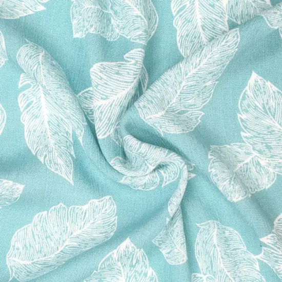 1 Yard Rayon Crinkle Mint Ivory Woven Fabric in a Softly Textured Lightweight Design, 50/52&Prime; Wide 100% Rayon {3}