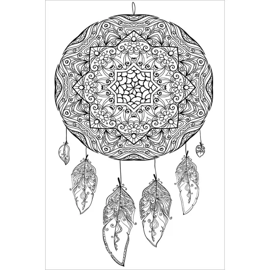 Design Works/Zenbroidery Stamped Embroidery Kit 10"X16"-Dream Catcher {3}