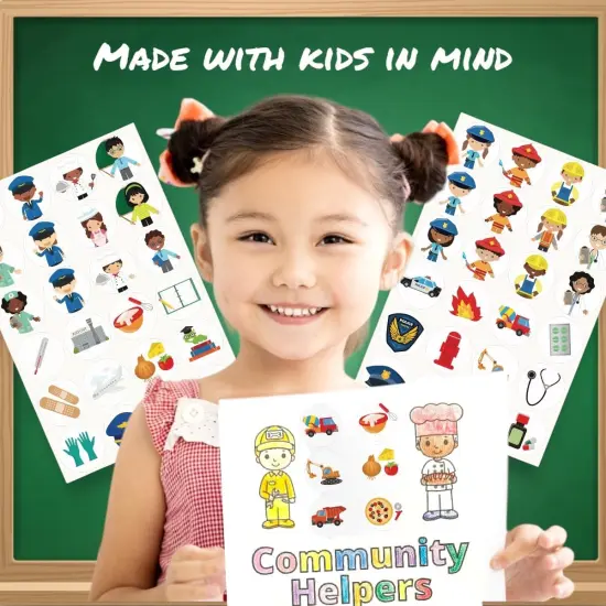480PCS Community Helpers Stickers {4}