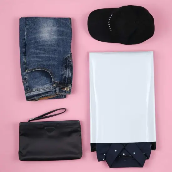 Poly Mailers 12x15.5 Inch White 100 Pack Medium Shipping Bags {4}