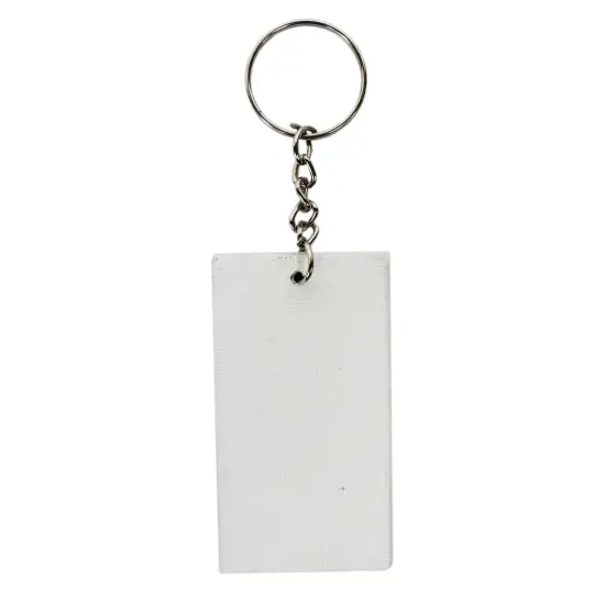 Little Birdie Customizable Canvas Keychain MDF 4/Pkg-1.5"X3" {6}