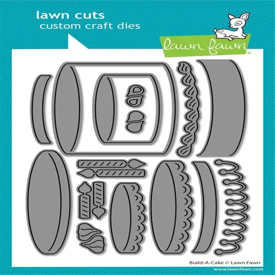 Lawn Cuts Custom Craft Die-Build-A-Cake {1}