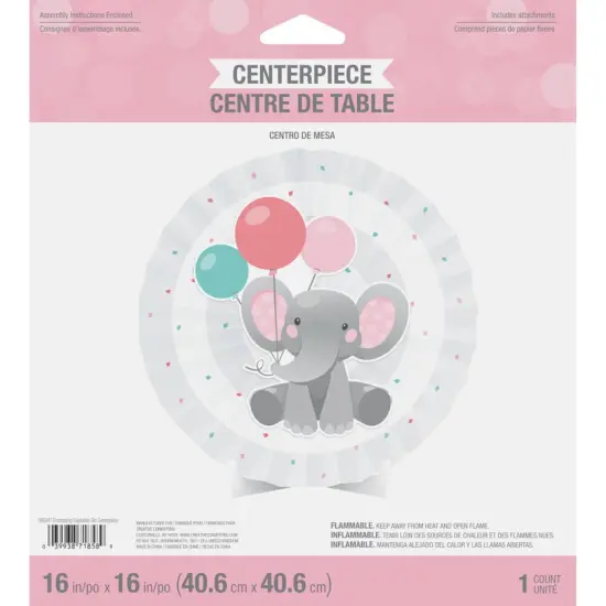 Enchanting Elephants Girl Centerpiece Decoration {2}