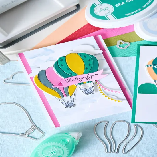 Sizzix A6 Layered Stencils 4/Pkg by Catherine Pooler-In The Clouds {5}