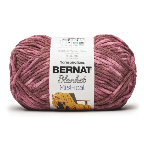Bernat Blanket Mist-Ical Yarn 24 Pack-Berry {2}
