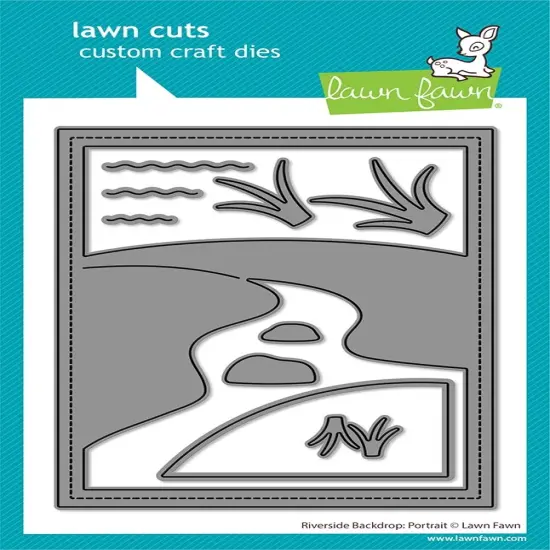 Lawn Cuts Custom Craft Die-Riverside Backdrop: Portait {1}