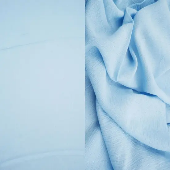 1 Yard Rayon Crepon Solid Woven Fabric Soft Textured Drapery Accent 50/51" Width IVORY {3}