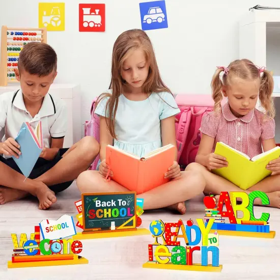 4 Pieces Back to School Party Decorations {4}