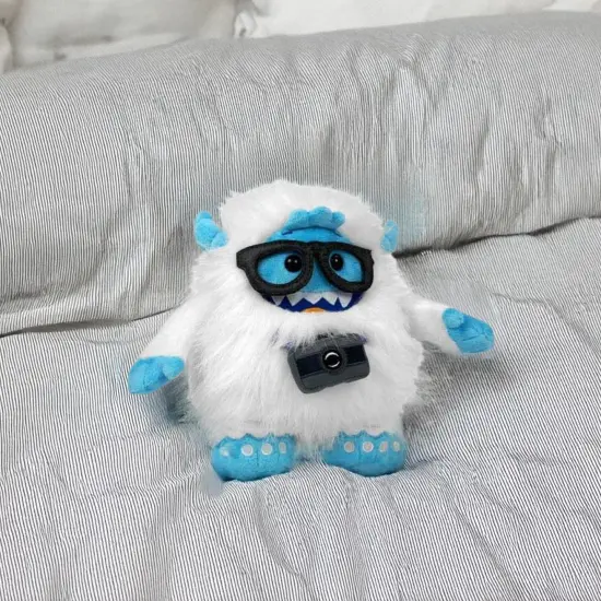 WhimWham 8" Plush, Yeti Nerd Glasses {4}