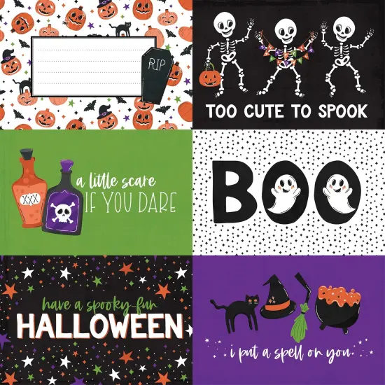 Ghosts And Goblins Double-Sided Cardstock 12"X12" {3}