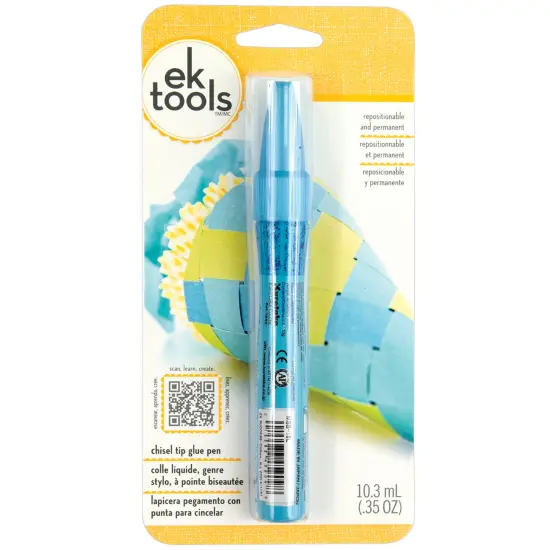 EK/Zig 2-Way Glue Pen Carded-Chisel Tip {1}