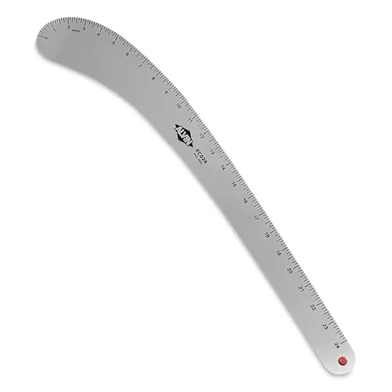 Alvin Aluminum French Curve Ruler - 24" {1}