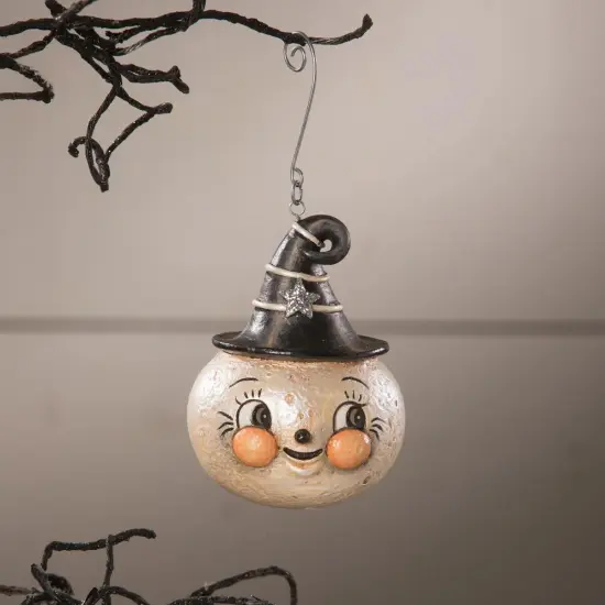 Bethany Lowe by Johanna Parker Vintage Halloween Full Wanda Luna Moon Ornament {3}