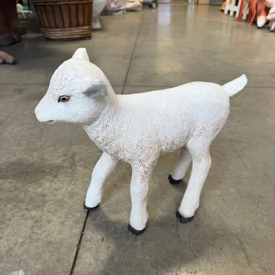 Baby Goat Life Size Statue {6}