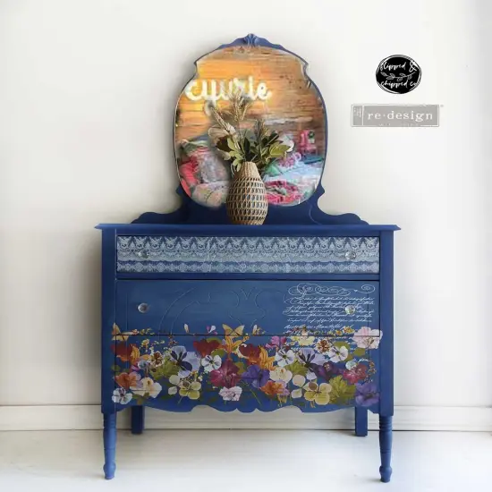 Decor Transfers&reg; - Pressed Flowers - total sheet size 24"x35", cut into 2 sheets {4}