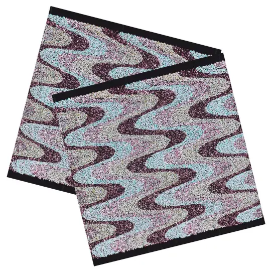 Swell Stretch Velvet Sequin Fabric {5}