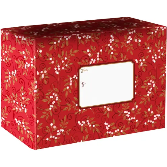 Pack/6: Holiday Floral Theme Mailing Box - 12 x 6 x 9" {1}