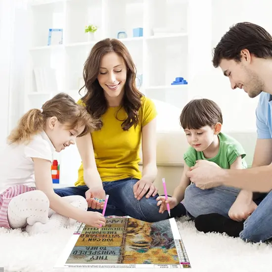 Inspirational Diamond Painting Kits for Adults - 5D Diamond Art Kits for Adults Kids Beginner, DIY Full Drill Diamond Dots Paintings with Diamonds Picture Gem Art Crafts for Adult Decor 12x16inch {3}