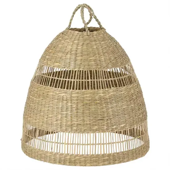 Pendant Lamp Shade Sedge Handmade 14" {2}