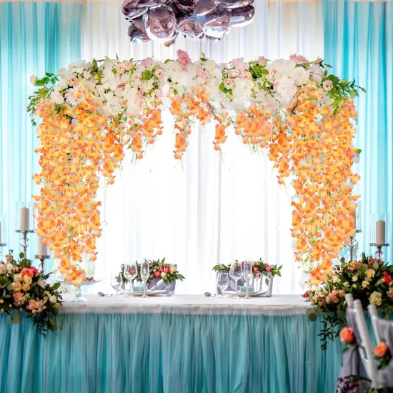 12 Pack Wisteria Hanging Flowers {3}