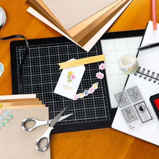 Harmony Precious Metals Cardstock 8.5"X11" 20/Pkg-Rose Gold {4}